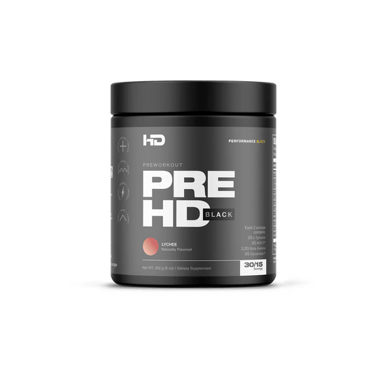 HD Muscle Pre HD Black Pre Workout - Mann Nutrition
