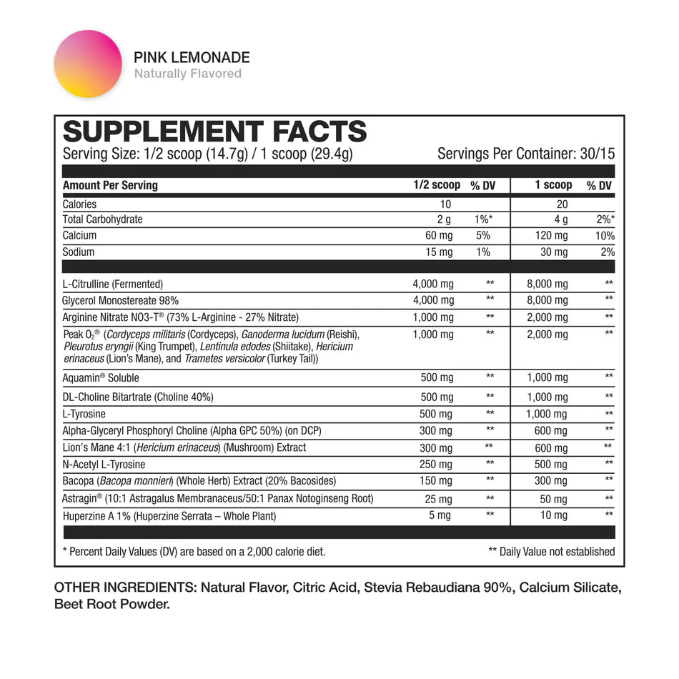 HD Muscle Pre HD Elite Stim Free Pre Workout - Mann Nutrition