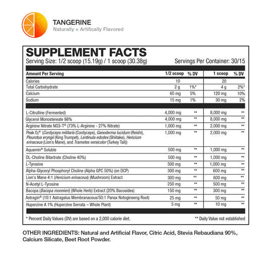 HD Muscle Pre HD Elite Stim Free Pre Workout - Mann Nutrition