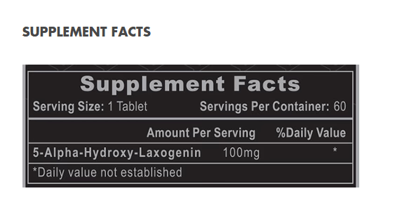 Hi Tech Laxogenin 100 - Mann Nutrition