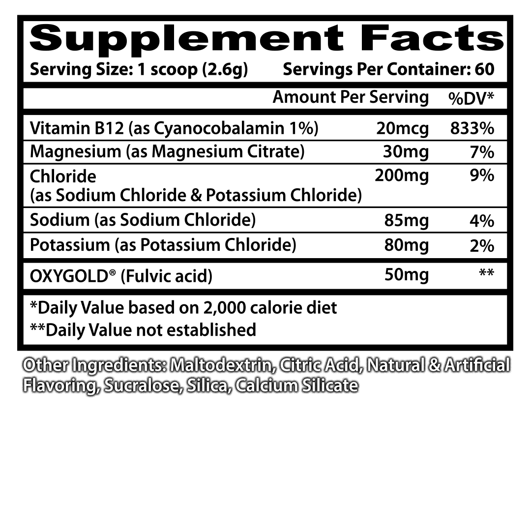 Insane Labz Psychotic Hydration – Electrolyte & Recovery Powder, Zero Sugar, 60 Servings