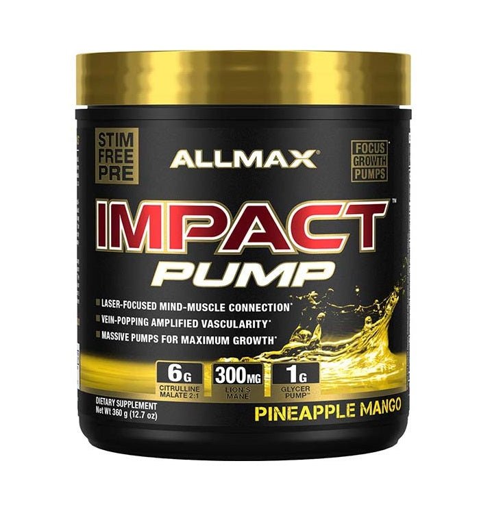 Impact Pump - Non Stim Preworkout - Mann Nutrition