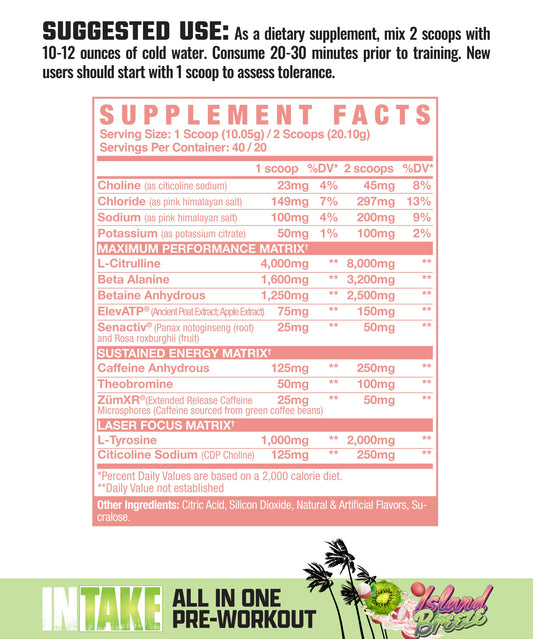 Intake // All - in - One Pre - Mann Nutrition