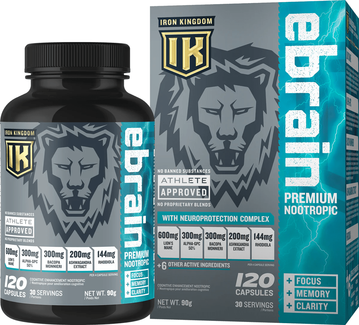 Iron Kingdom Ebrain Premium Nootropic - Mann Nutrition