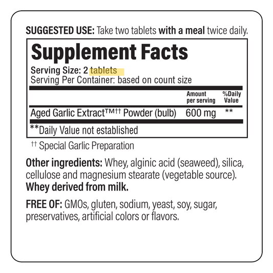 Kyolic Cardiovascular Health Formula 100 - Mann Nutrition