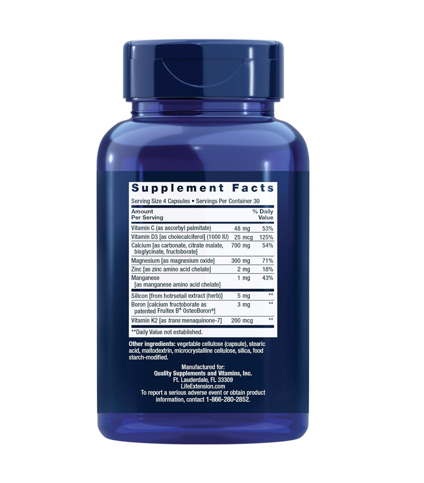 Life Extension Bone Restore with Vitamin K2 - Mann Nutrition