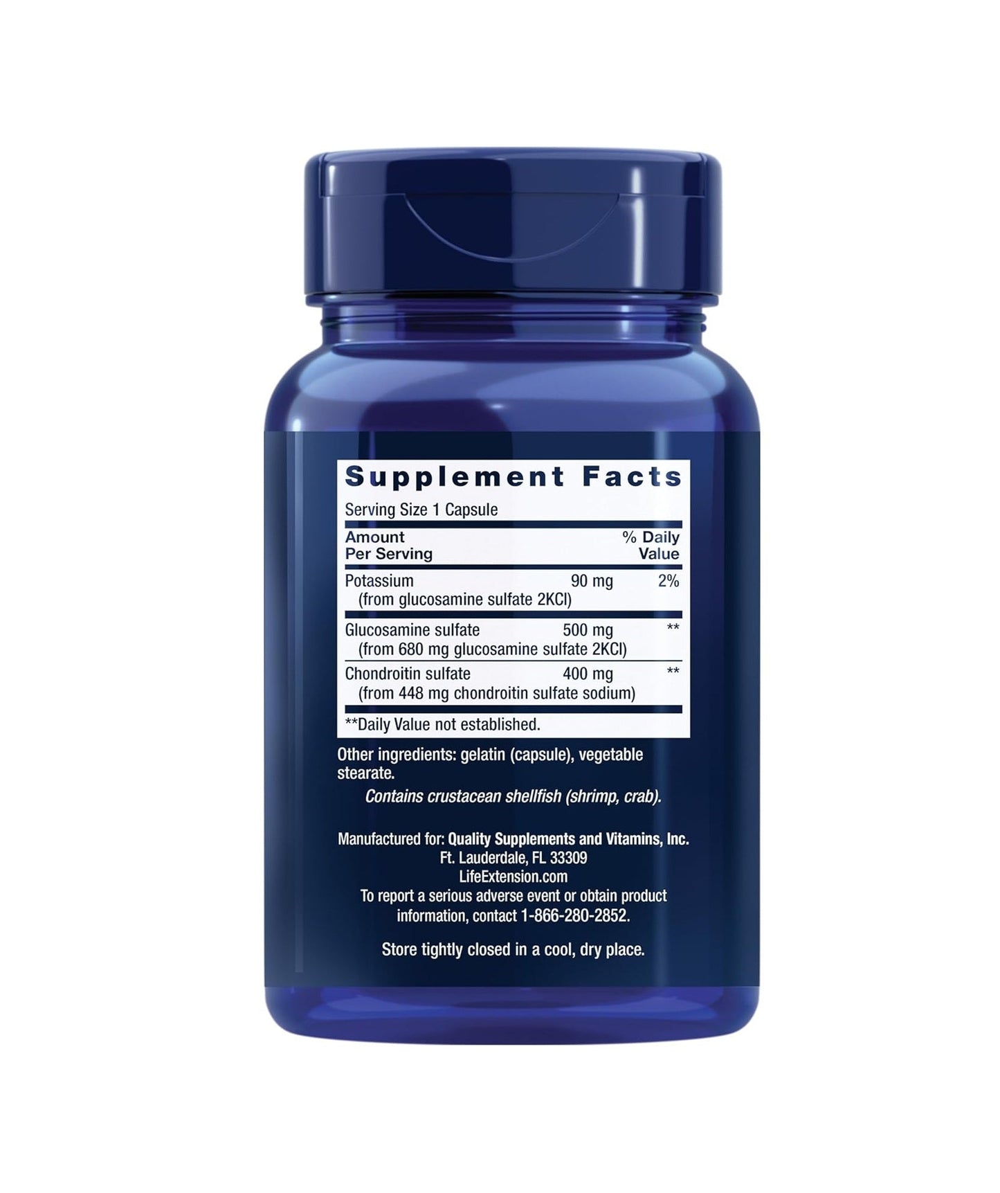 Life Extension Glucosamine/Chondroitin - Mann Nutrition