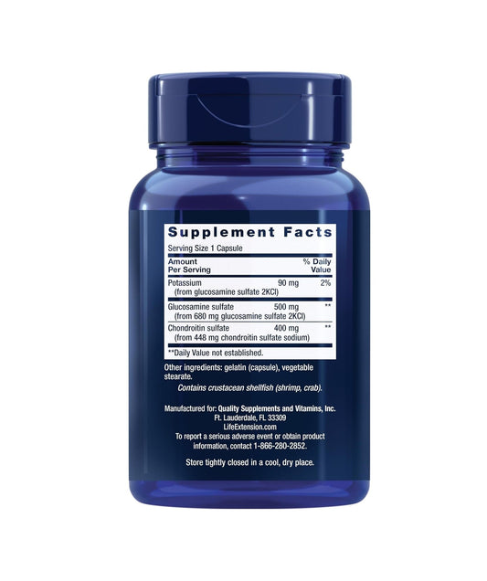 Life Extension Glucosamine/Chondroitin - Mann Nutrition