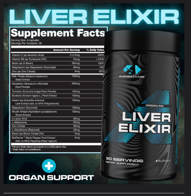 Liver Elixir - 120 Caps - Mann Nutrition