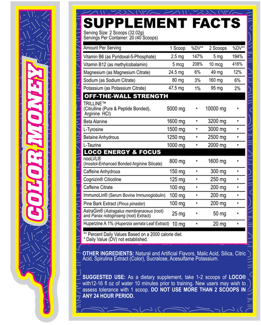 LOCO Pre - Workout - Mann Nutrition