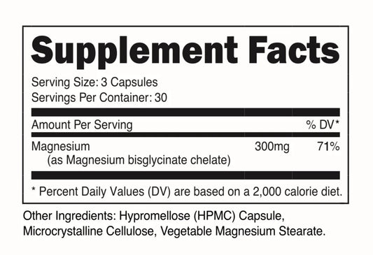 Magnesium Bisglycinate - Mann Nutrition