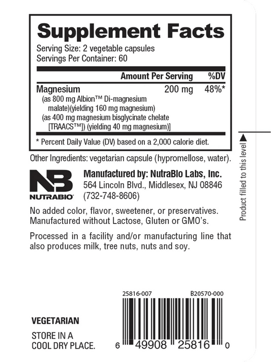 Magnesium Complex (200mg) - Mann Nutrition
