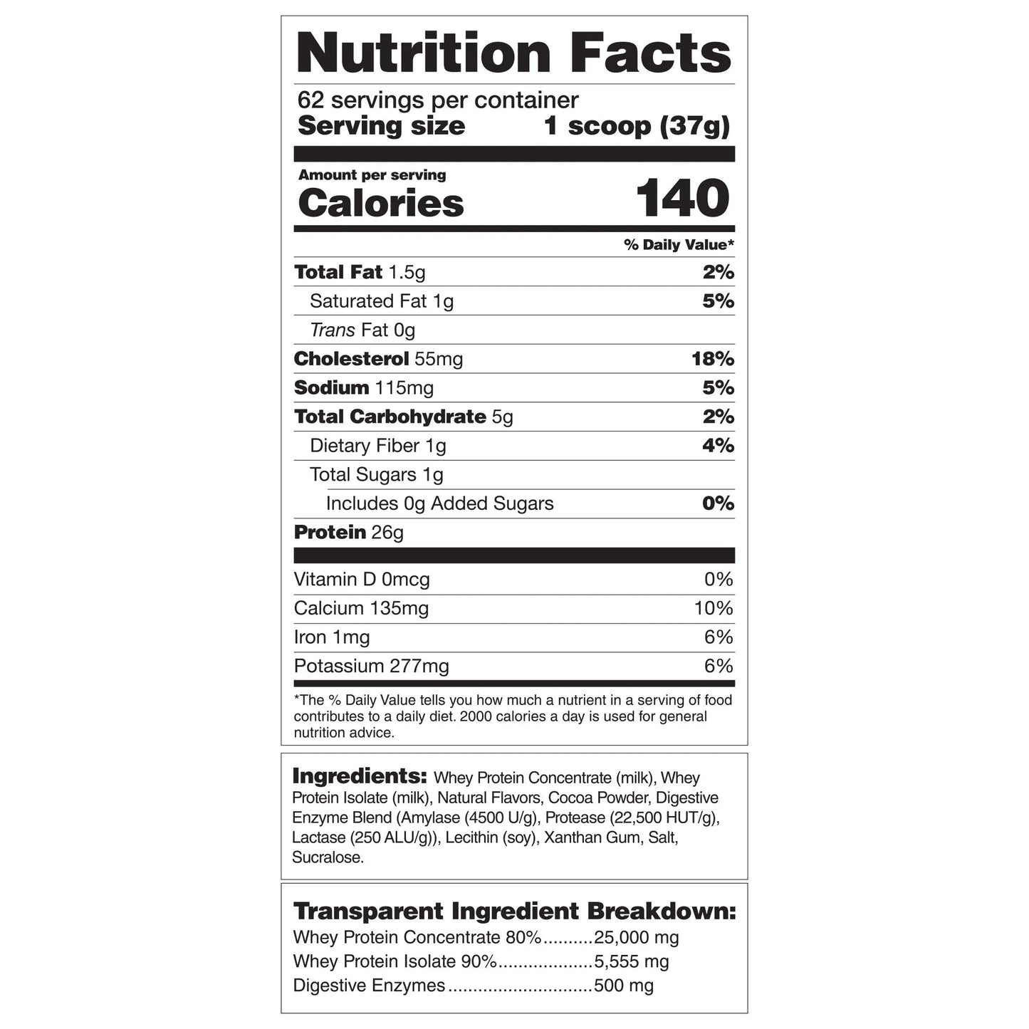 Magnum Whey 100+ Whey Protein +Digestive Enzymes - Mann Nutrition