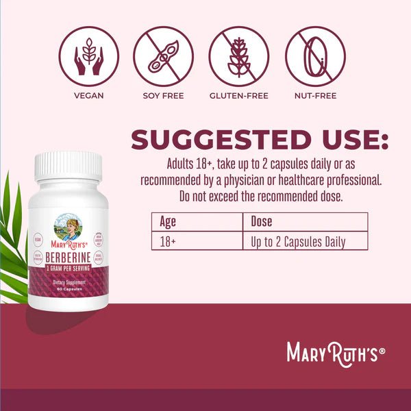 Mary Ruth's Berberine Capsules - Mann Nutrition