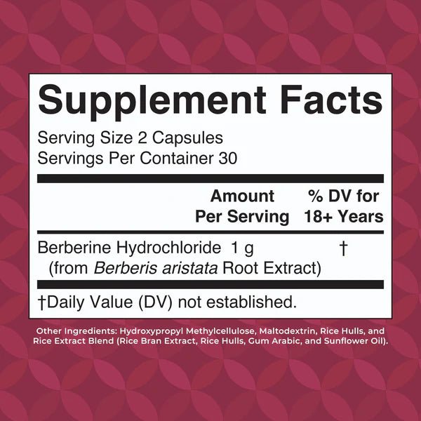 Mary Ruth's Berberine Capsules - Mann Nutrition