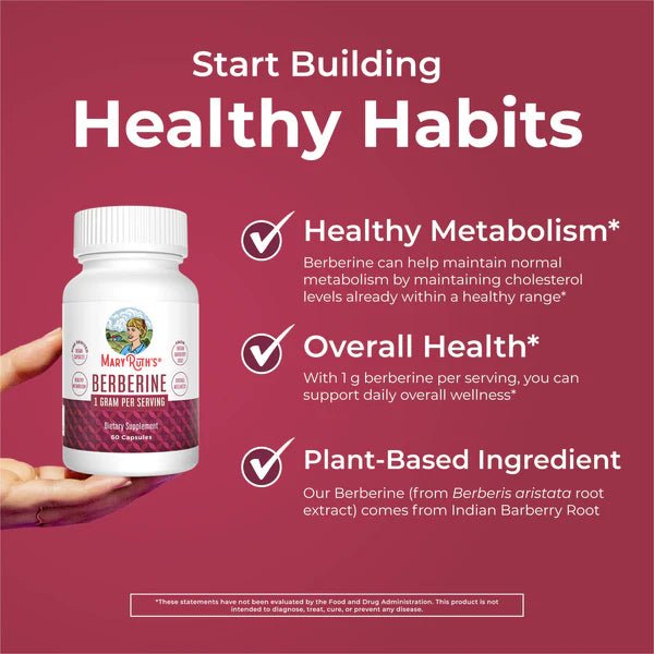 Mary Ruth's Berberine Capsules - Mann Nutrition