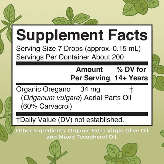 Mary Ruth's Oil of Oregano Herbal Drops - Mann Nutrition