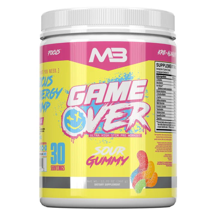 MB Game Over (High Stim Pre - Workout) - Mann Nutrition