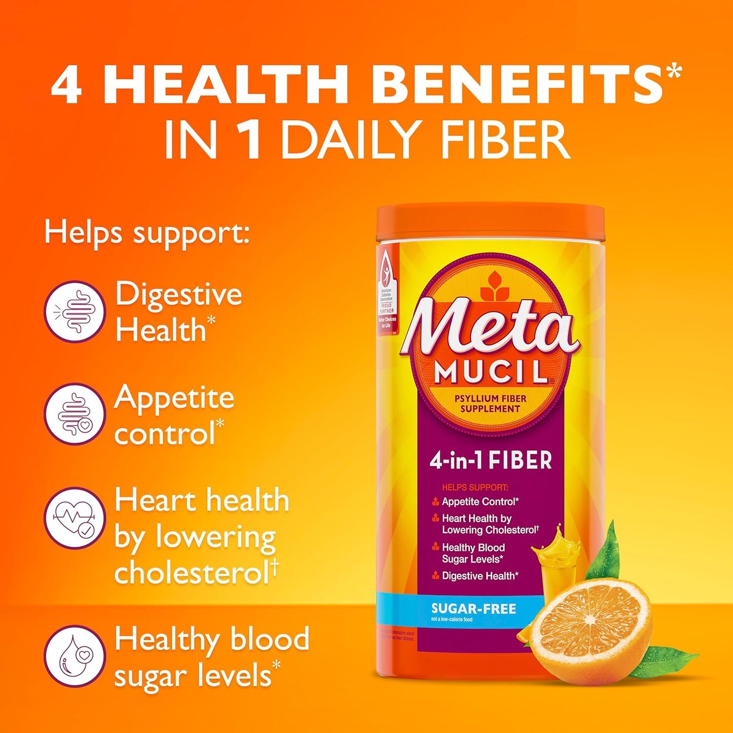 Metamucil 4 in 1 Daily Fiber - Mann Nutrition