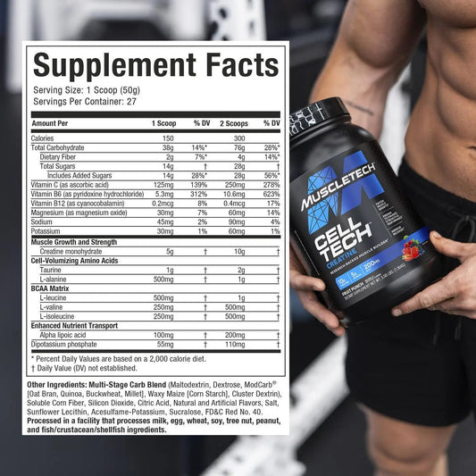 Muscletech Cell Tech Creatine - Mann Nutrition