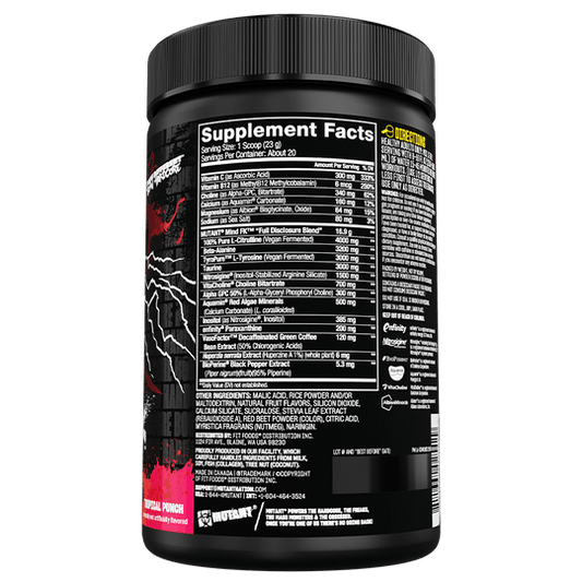 Mutant Mind Fk Pre Workout - Mann Nutrition