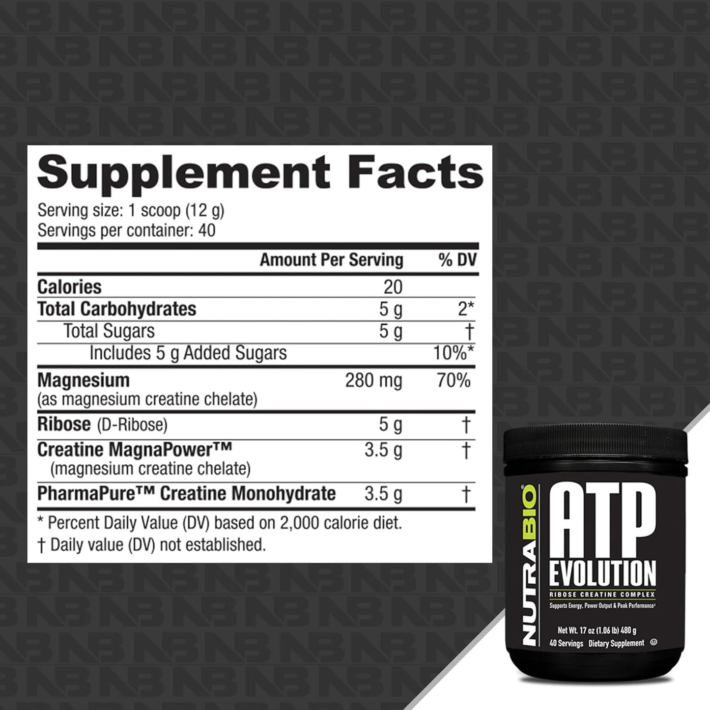 NB ATP Evolution Creatine - Mann Nutrition