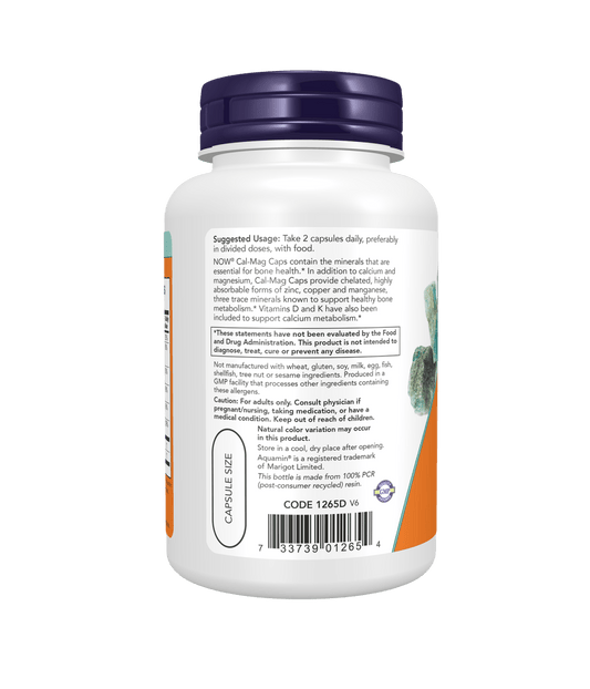 Now Cal - Mag Caps Capsules - Mann Nutrition