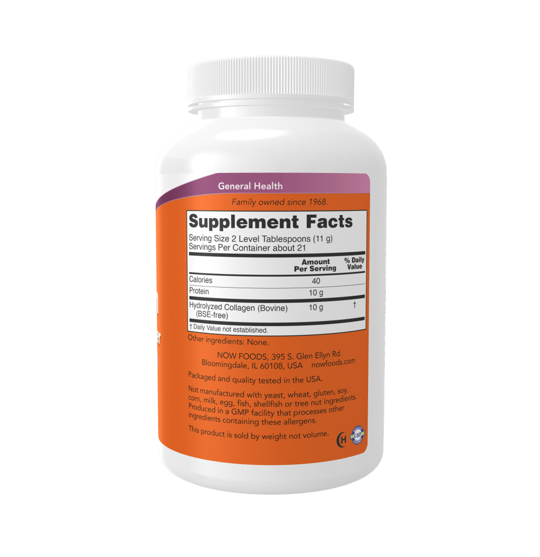 Now Collagen Peptides Powder - Mann Nutrition