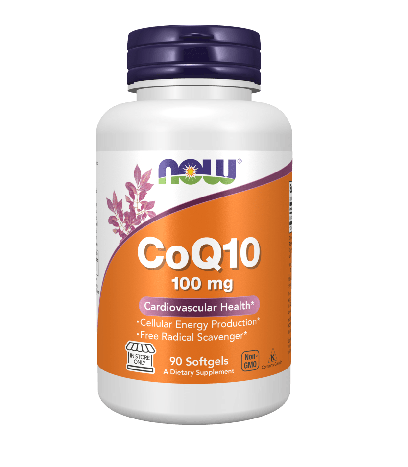 Now CoQ10 100 mg Softgels - Mann Nutrition
