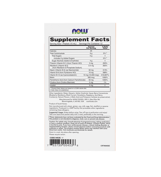 Now Vitamin B - 12 10,000 mcg Shots - Mann Nutrition