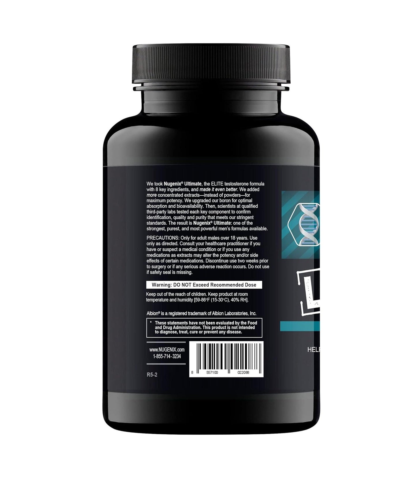 Nugenix Ultimate Advanced Free Testosterone Complex 120 Tablets - Mann Nutrition