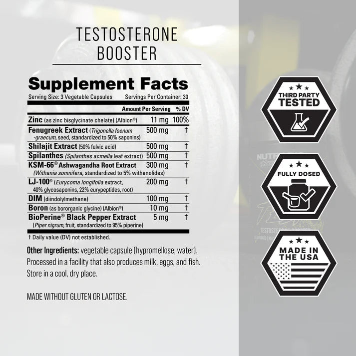 Nutrabio Unbound Series Test - 90 Capsules - Mann Nutrition