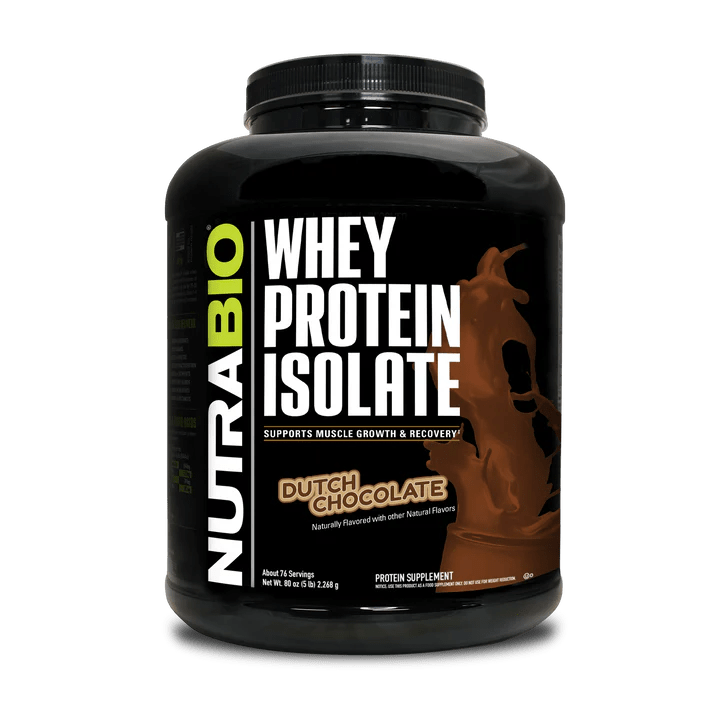 Nutrabio Whey Protein Isolate - 5 Lbs - Mann Nutrition