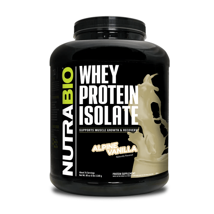Nutrabio Whey Protein Isolate - 5 Lbs - Mann Nutrition