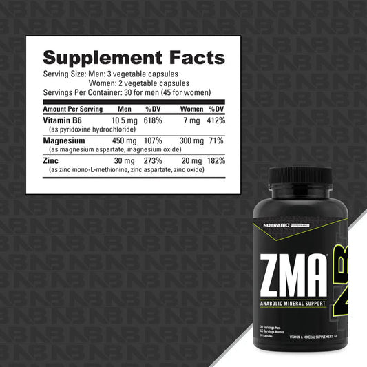 Nutrabio ZMA - Mann Nutrition