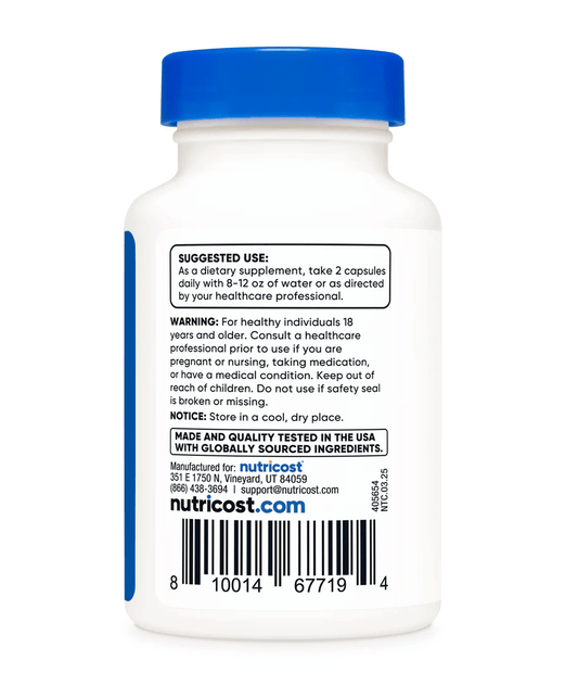 Nutricost HMB 60 Capsules - Mann Nutrition