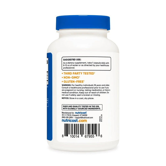Nutricost Vitamin B6 Capsules (Pyridoxine HCL) 100 MG - 30 CAPS - Mann Nutrition