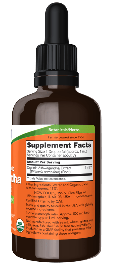 Organic Ashwagandha Extract - Mann Nutrition