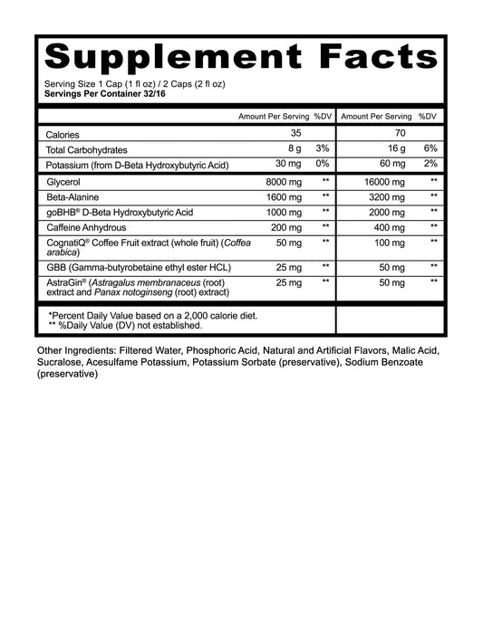 Panda Supps X Pump Sauce Collaboration Liquid Pre Workout - PANDA SAUCE (Grape Lemonade) - Mann Nutrition