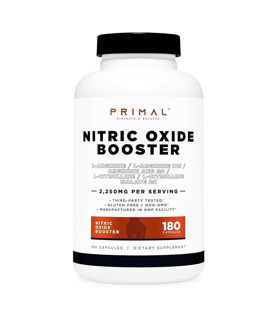 Primal Nitric Oxide Booster - 180 Caps - Mann Nutrition