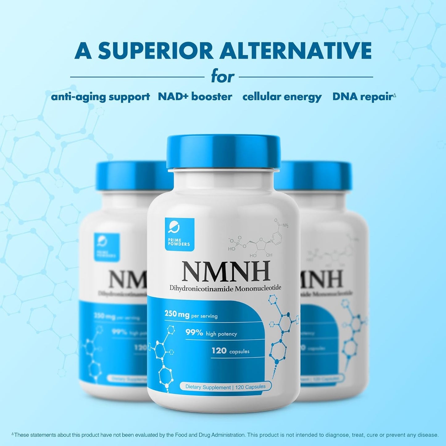 Prime Powder NMNH NAD+ Support - Mann Nutrition