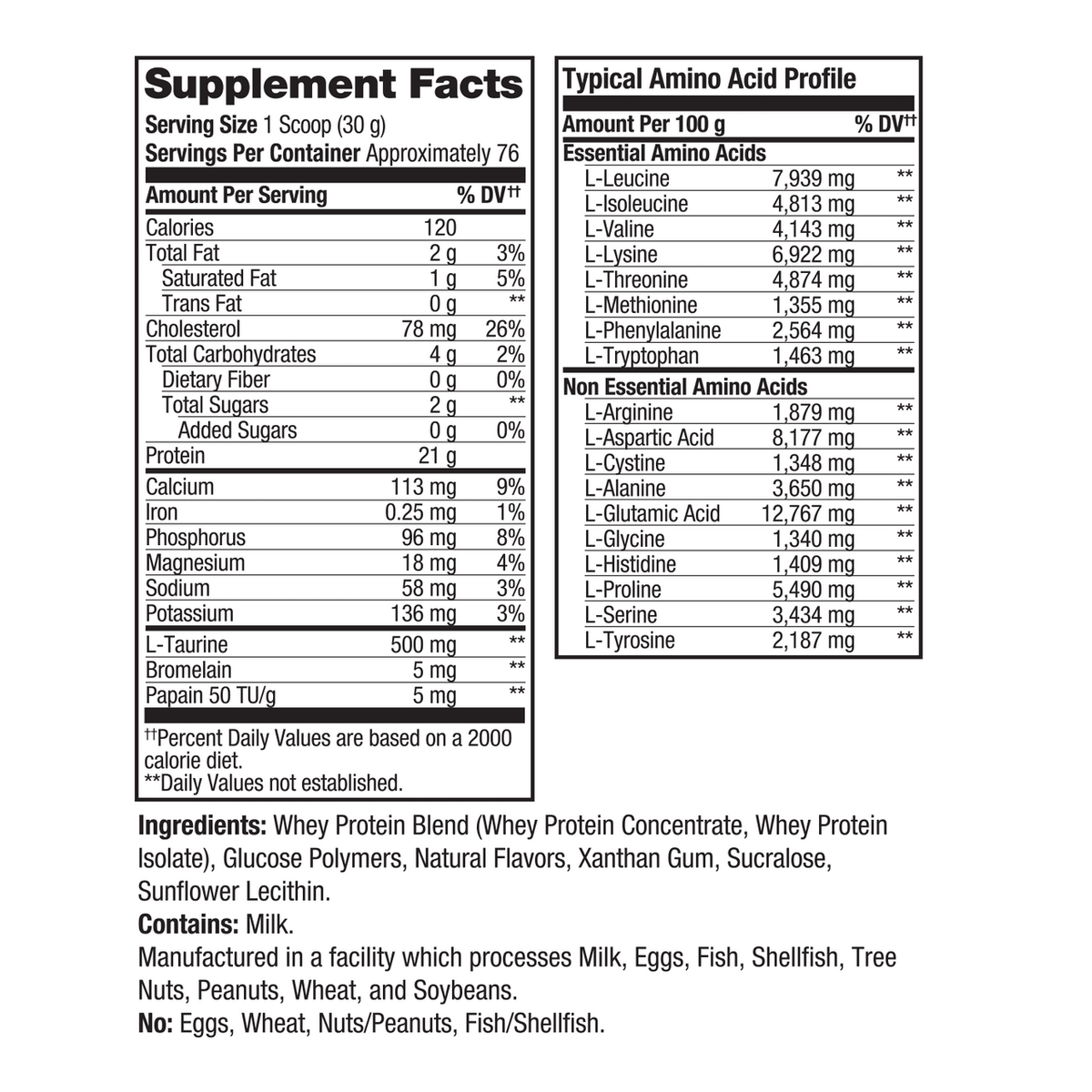 Prolab Nutrition Advanced Essential Whey 5LB PL018-VD- Mann Nutrition