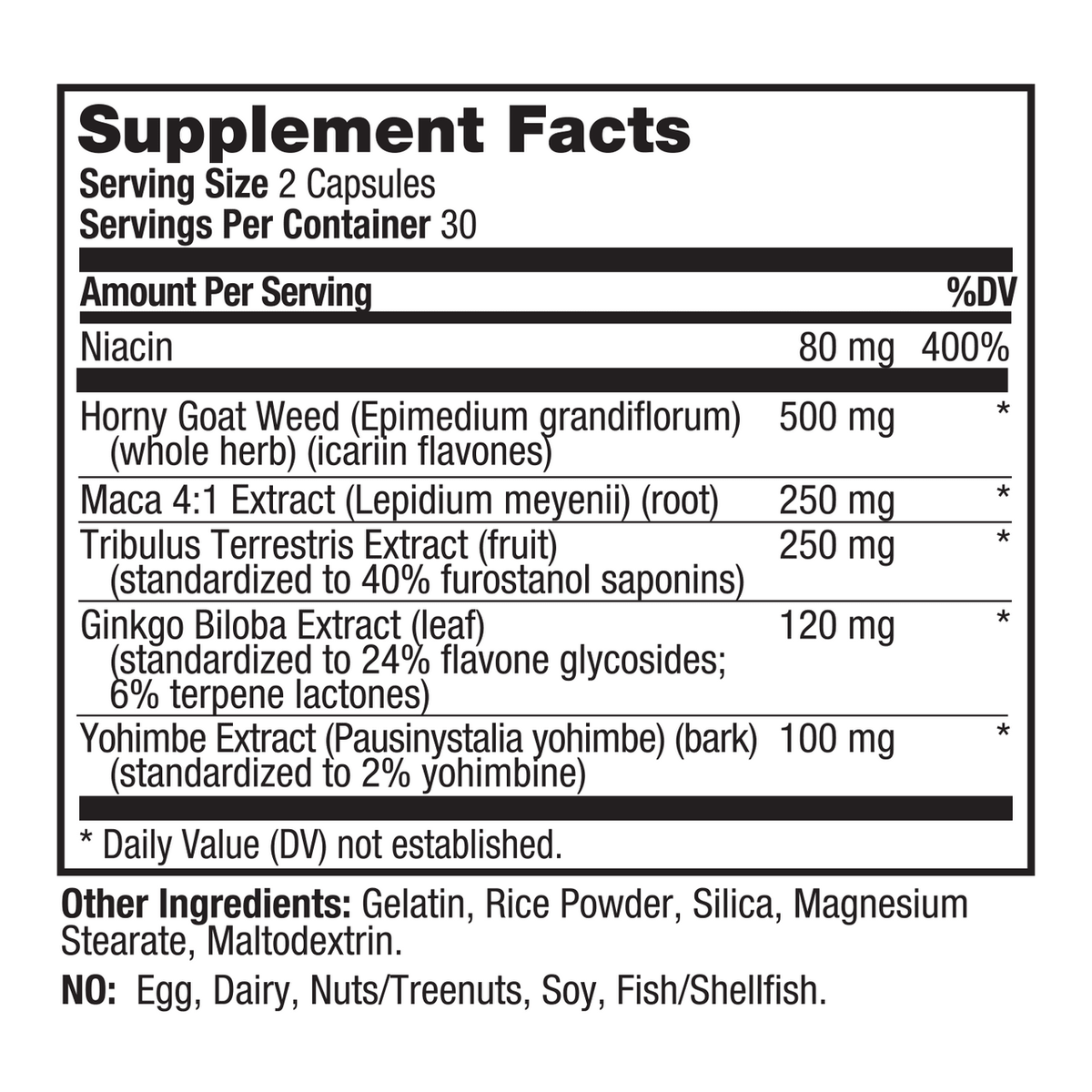 Prolab Nutrition HGW – Herbal Energy & Vitality (60 Count) PL008- Mann Nutrition