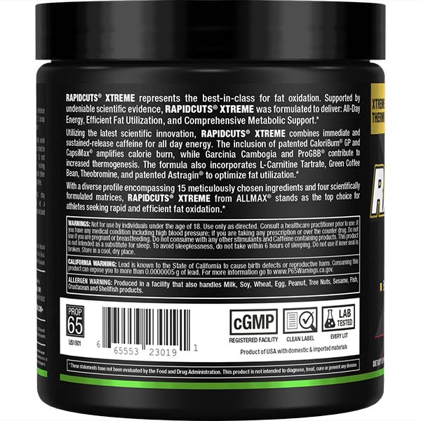 Rapidcuts Xtreme - 30 Servings - Mann Nutrition