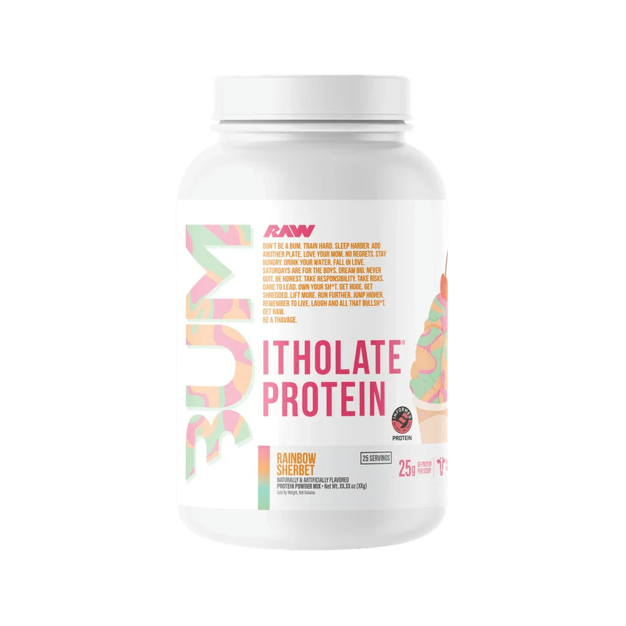 Raw Nutrition Bum Itholate Protein 25 Servs - Mann Nutrition