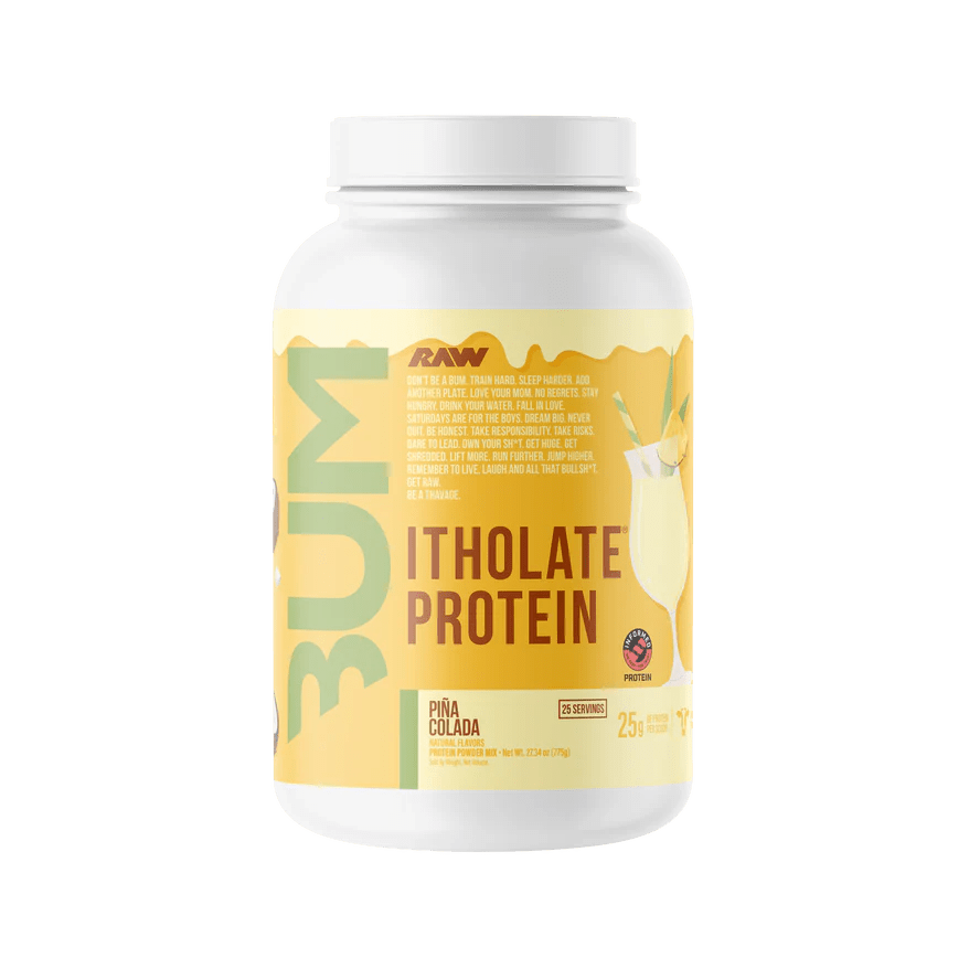 Raw Nutrition Bum Itholate Protein 25 Servs - Mann Nutrition