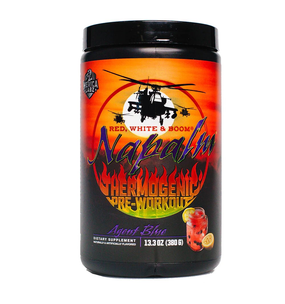 Red, White, & Boom Napalm - Thermogenic Pre - Workout - Mann Nutrition