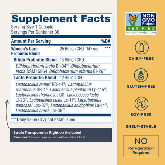 RenewLife Women’s Care Probiotic 30 caps - Mann Nutrition