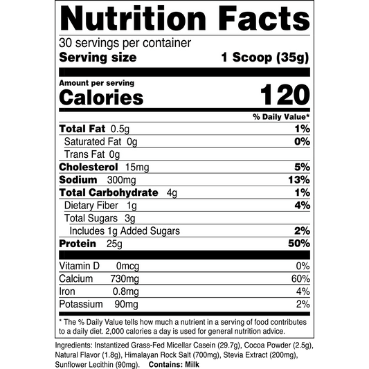 TL CASEIN PROTEIN 100% GRASS - FED - Mann Nutrition