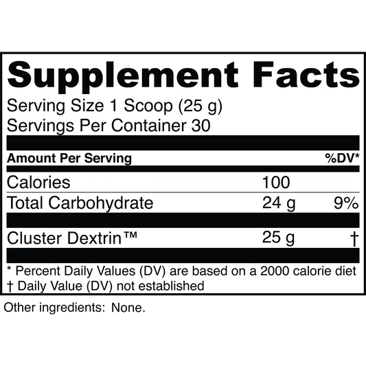 TL Cyclic Dextrin Fast Acting Carb Powder - Mann Nutrition